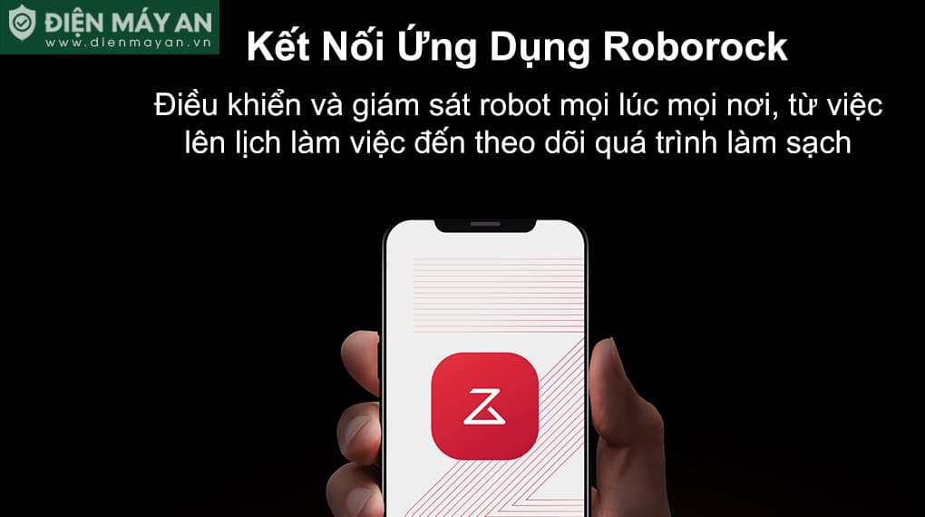 Robot hút bụi lau nhà Roborock Q Revo Slim - Đen